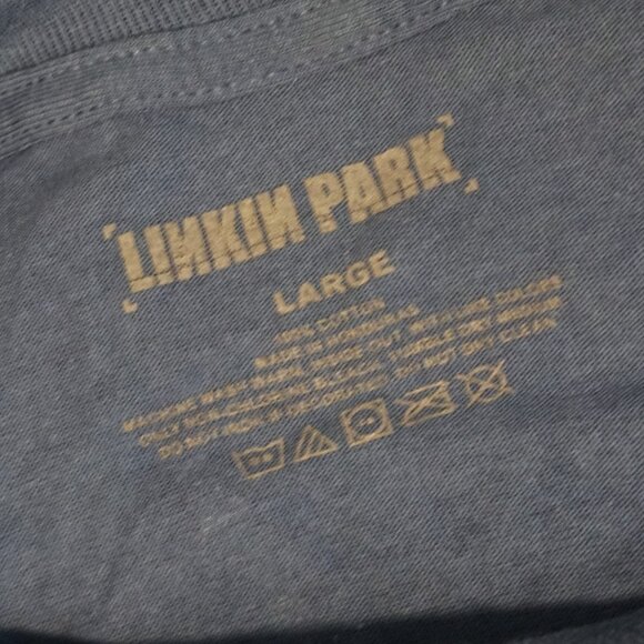 Linkin Park Smoky Blue Long Sleeve Band Graphic Tee Hybrid Theory Size Large - Picture 4 of 4